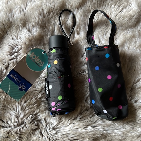 Totes umbrella- mini 38” - Picture 4 of 6